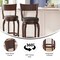 Flash Furniture Nichola Classic Open Back Swivel Pub Barstool w/Wood Frame & LeatherSoft Seat, Espresso/Black ES-NT2-29-ESP-GG - alternate 7